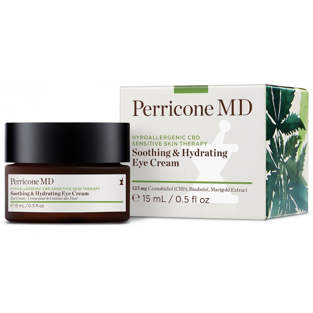 Увлажняющий крем для кожи вокруг глаз - Perricone MD Hypoallergenic Sensitive Skin Therapy Soothing and Hydrating Eye Cream  - Фото 1